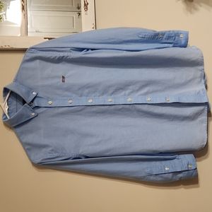 Vineyard Vines boys long sleeve Oxford button-down whale shirt